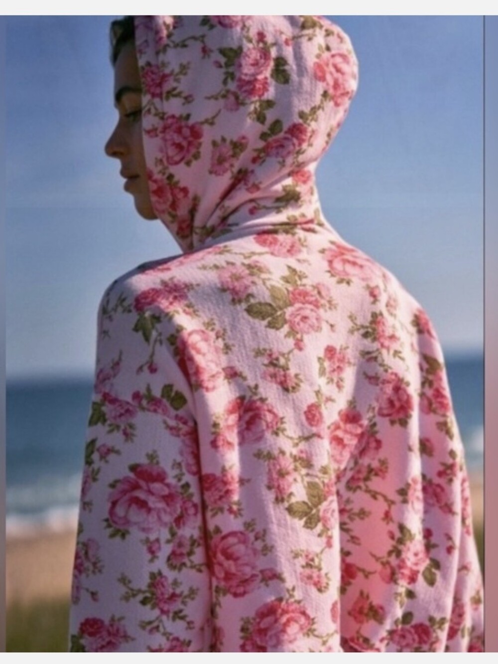 Loveshackfancy X Bandier Hoodie | Limited Edition In Pink Peony | Small | RARE - Picture 7 of 10